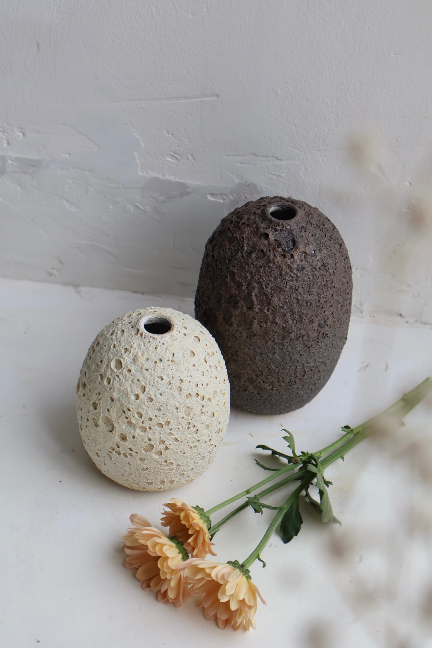 Yin Yang Lava Vases - Set of 2