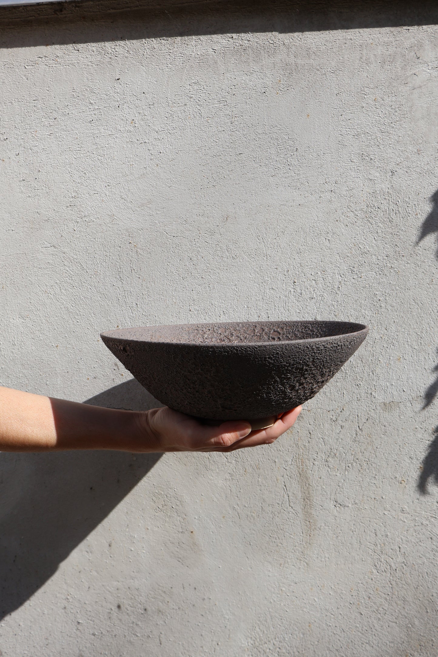 Fruit Bowl in Black Lava