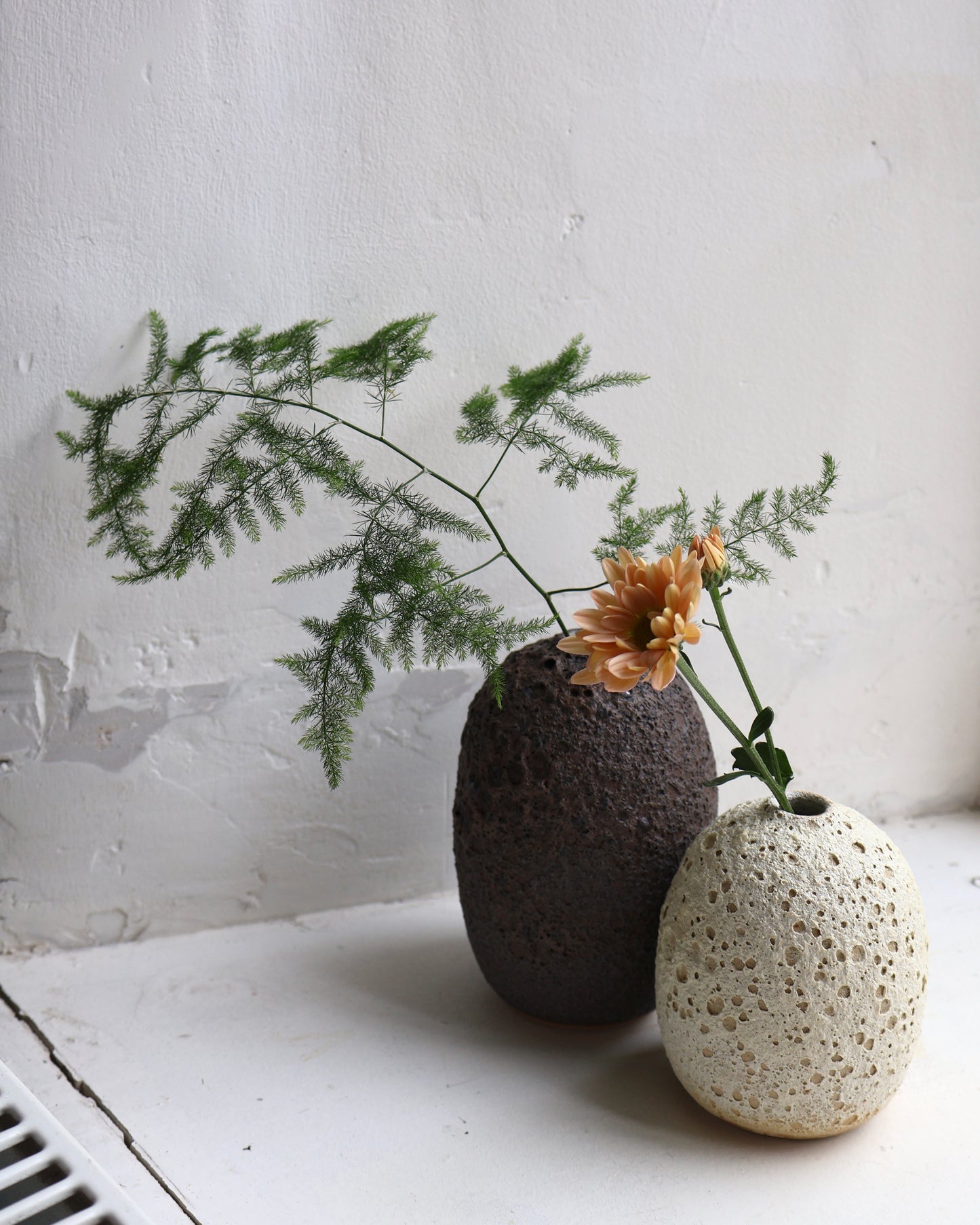 Yin Yang Lava Vases - Set of 2