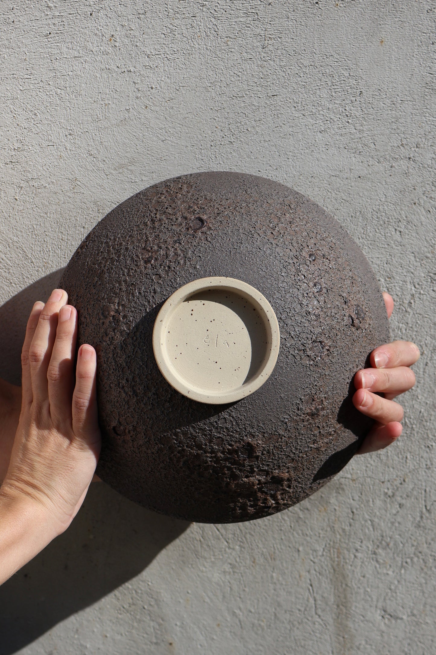 Fruit Bowl in Black Lava
