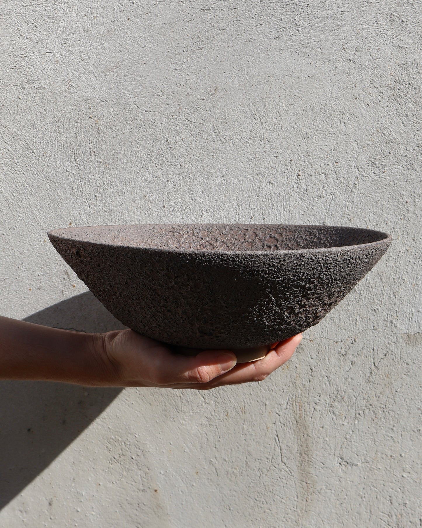 Fruit Bowl in Black Lava