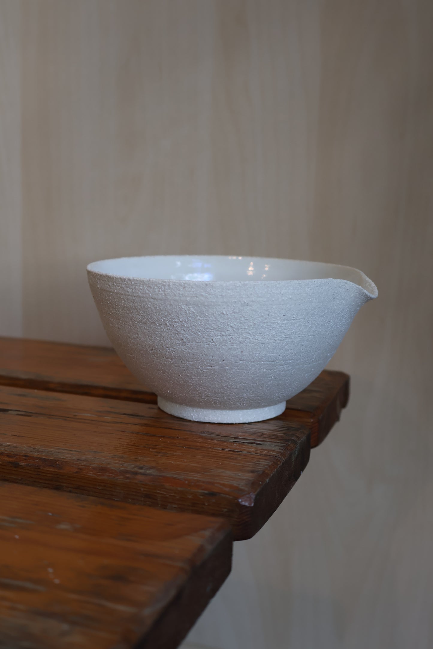 Matcha Whisking Bowl in White