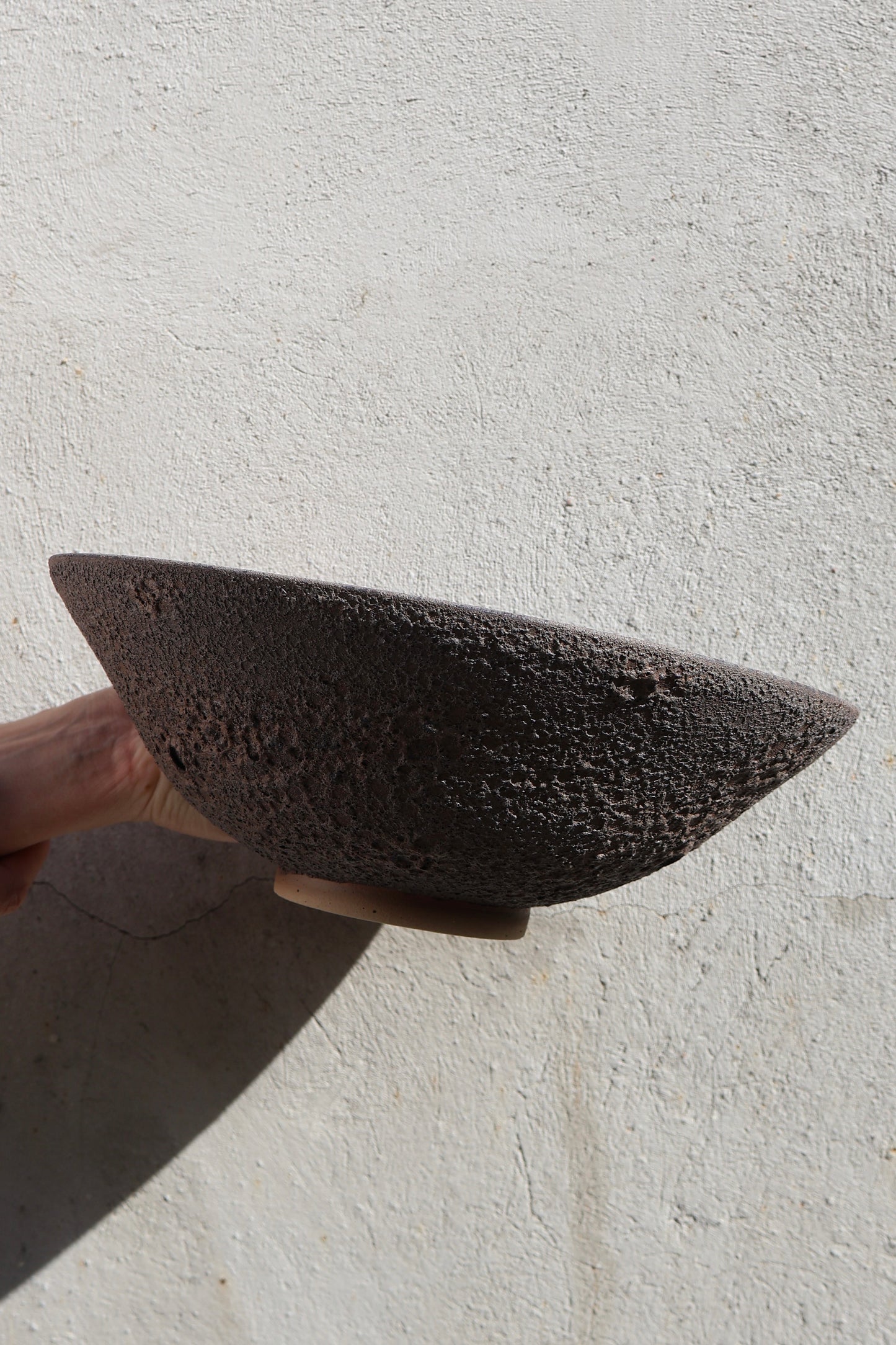 Fruit Bowl in Black Lava
