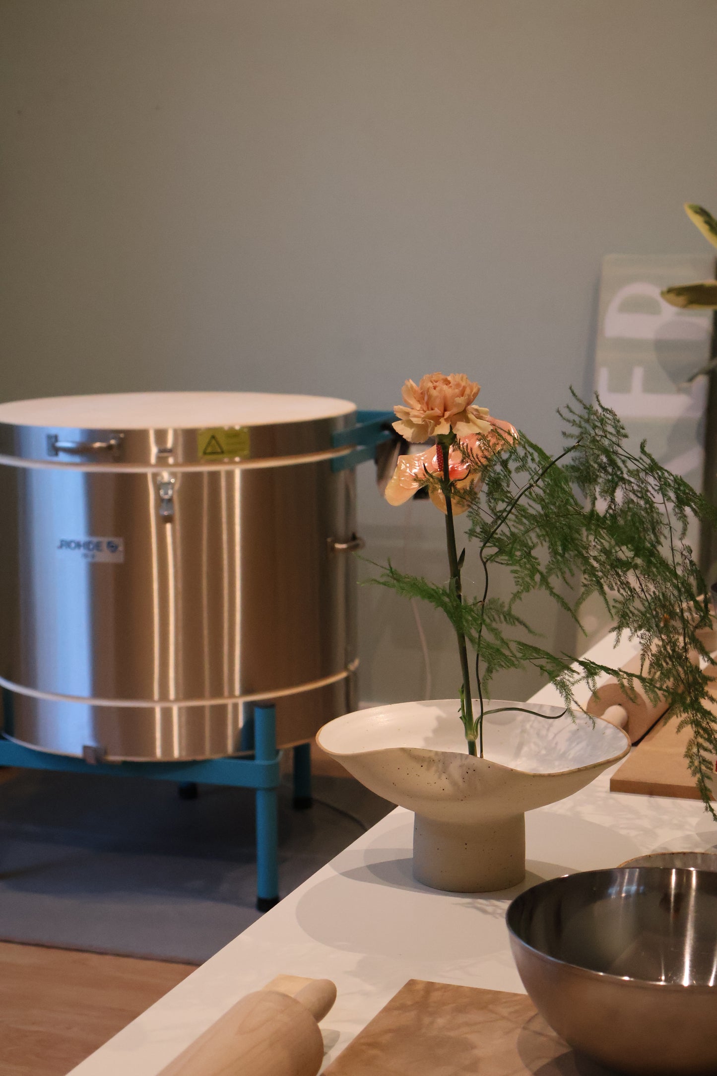 Folded Pedestal Vase