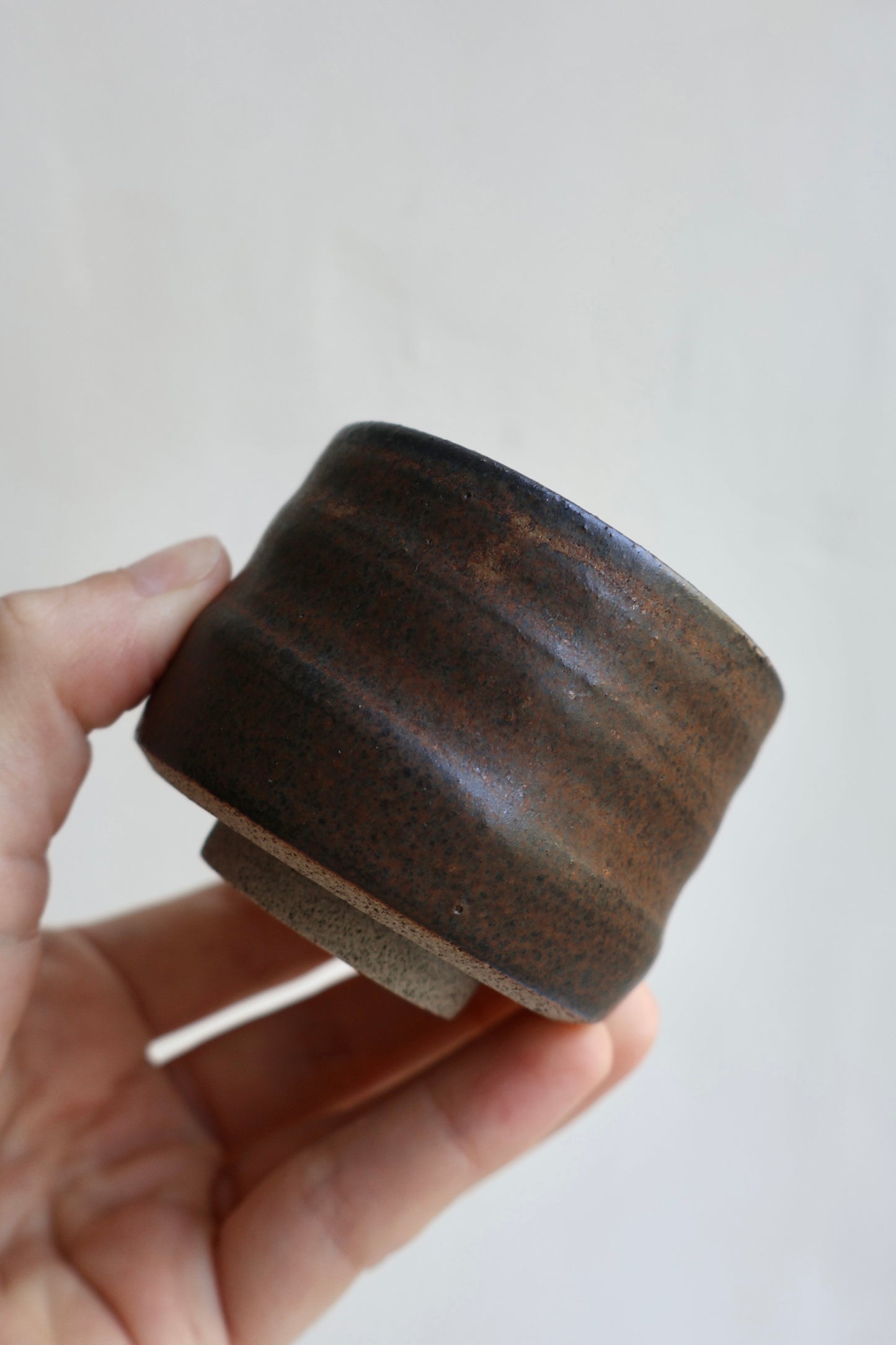 Organic Tumbler in Charred Brown | Small