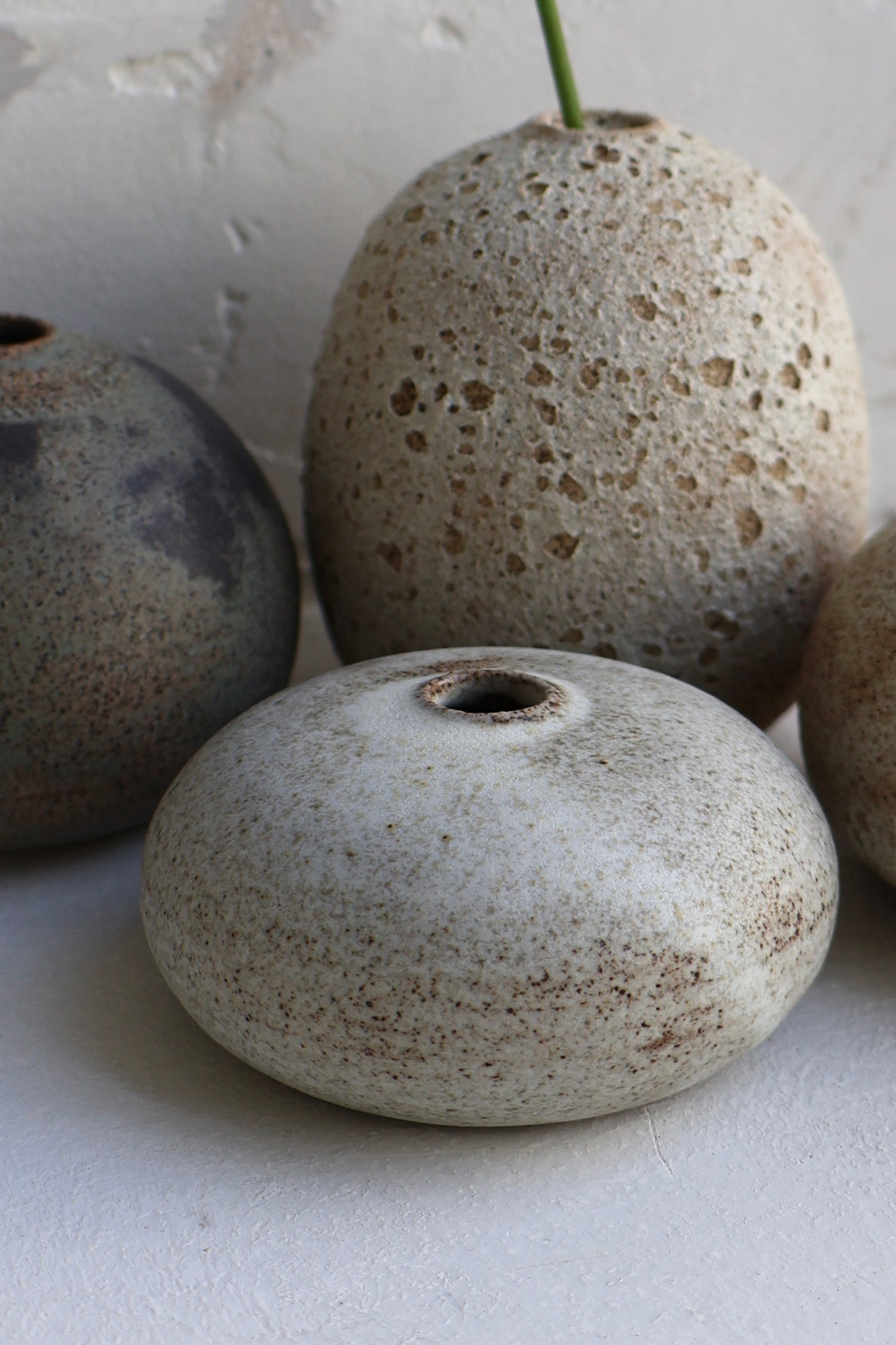 Bud Vase in Matte White