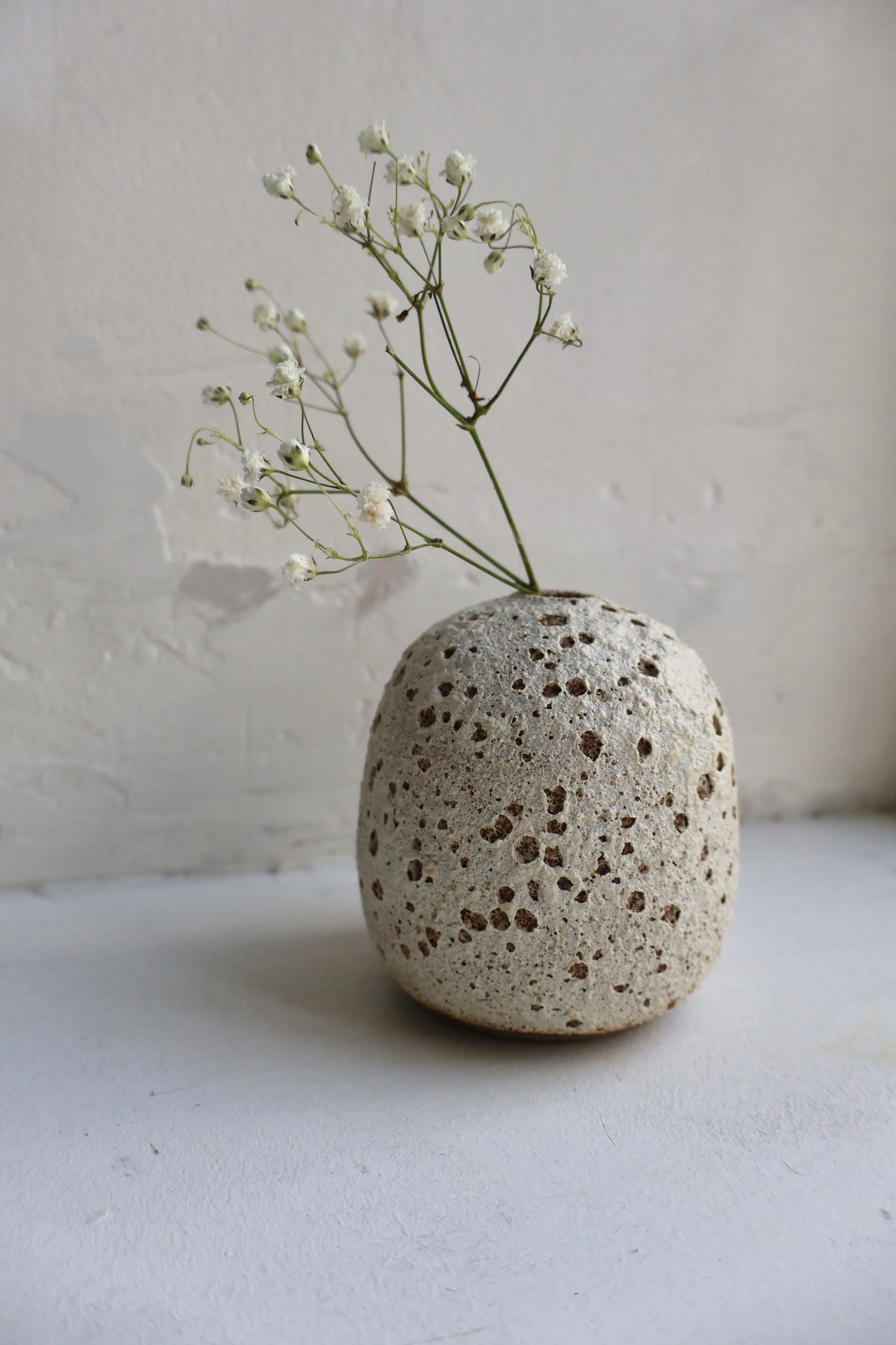 Bud Vase in a Matte White