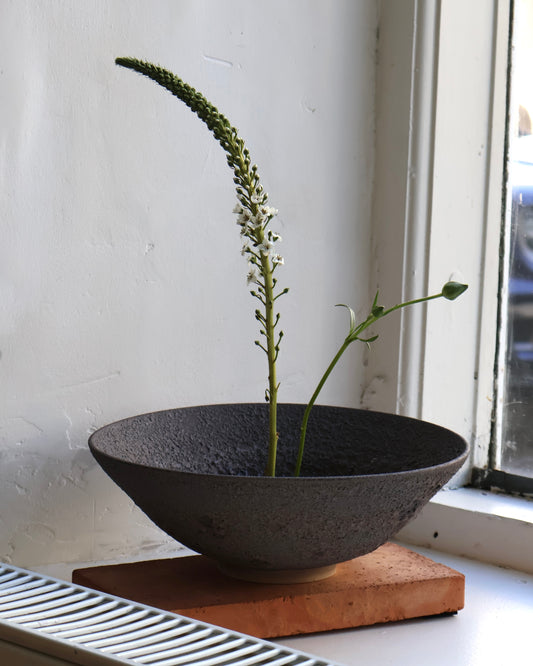 Fruit Bowl in Black Lava