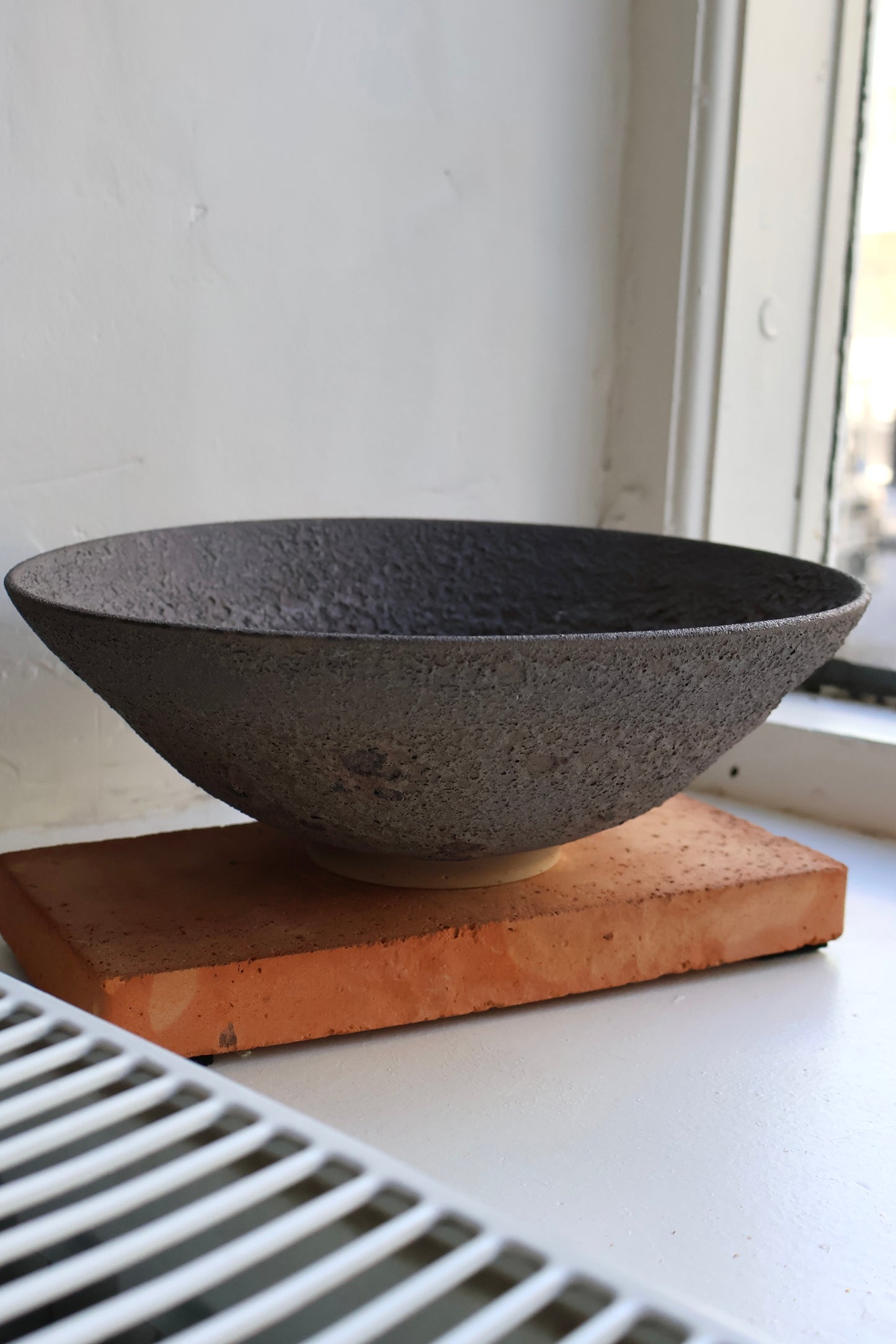 Fruit Bowl in Black Lava