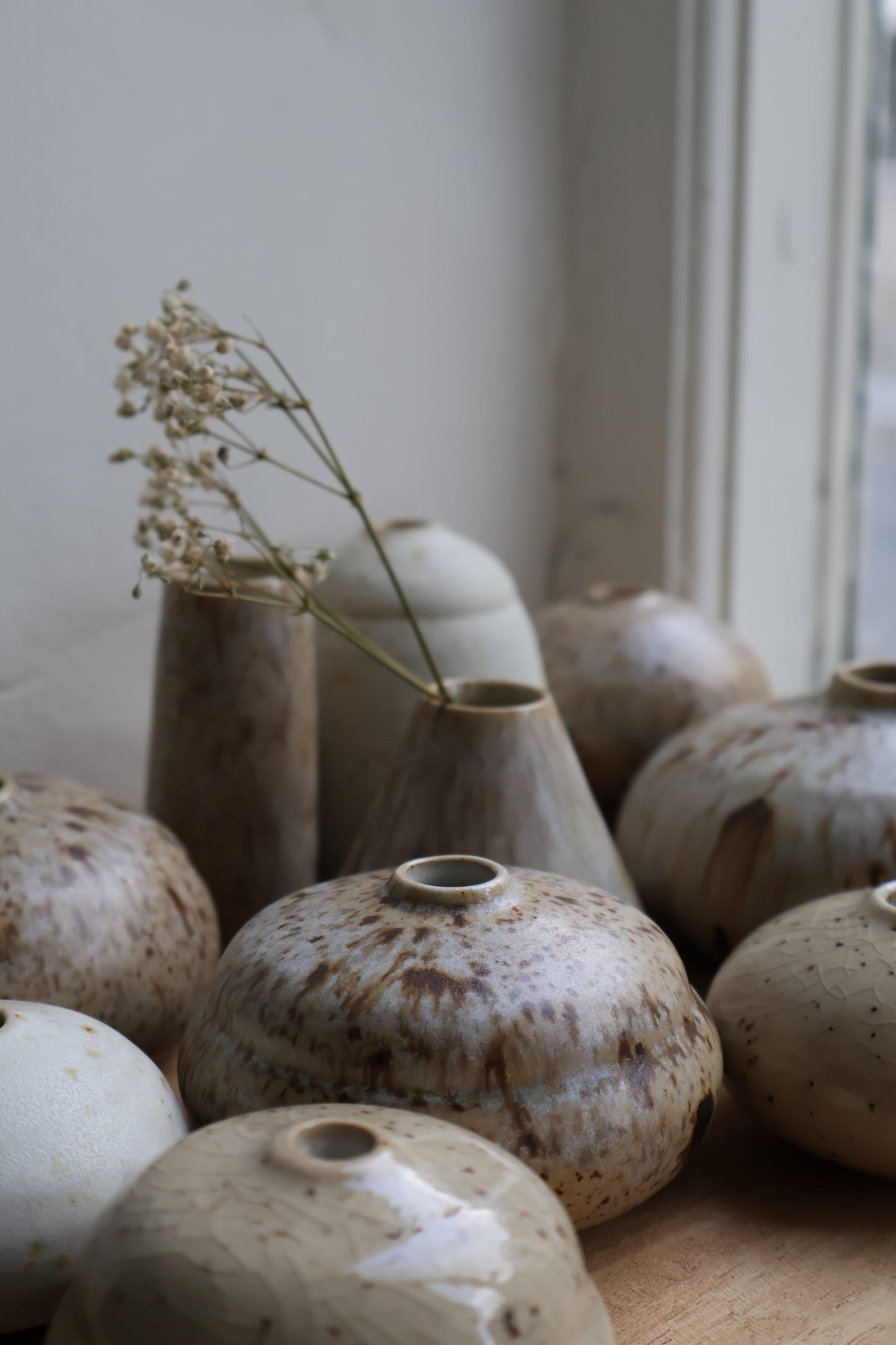 Mini Volcano Vase in Ash Drift