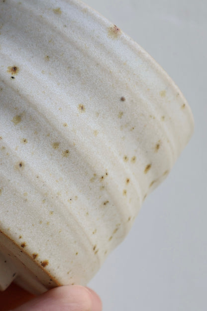 Organic Tumbler in Speckled White | Medium
