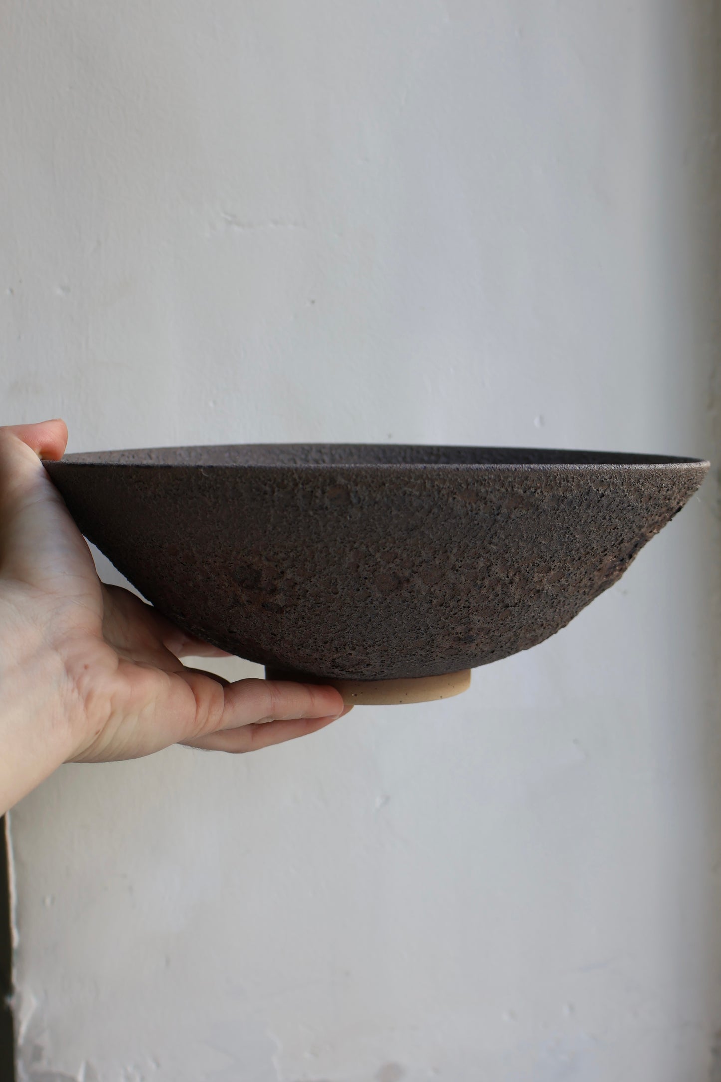 Fruit Bowl in Black Lava