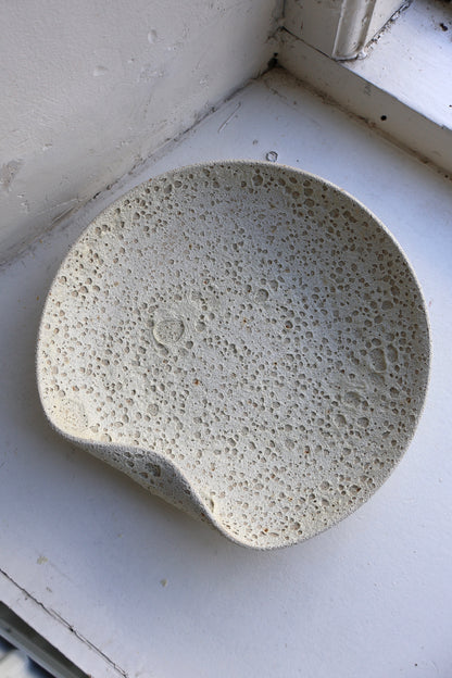 Fruit Bowl in White Lava