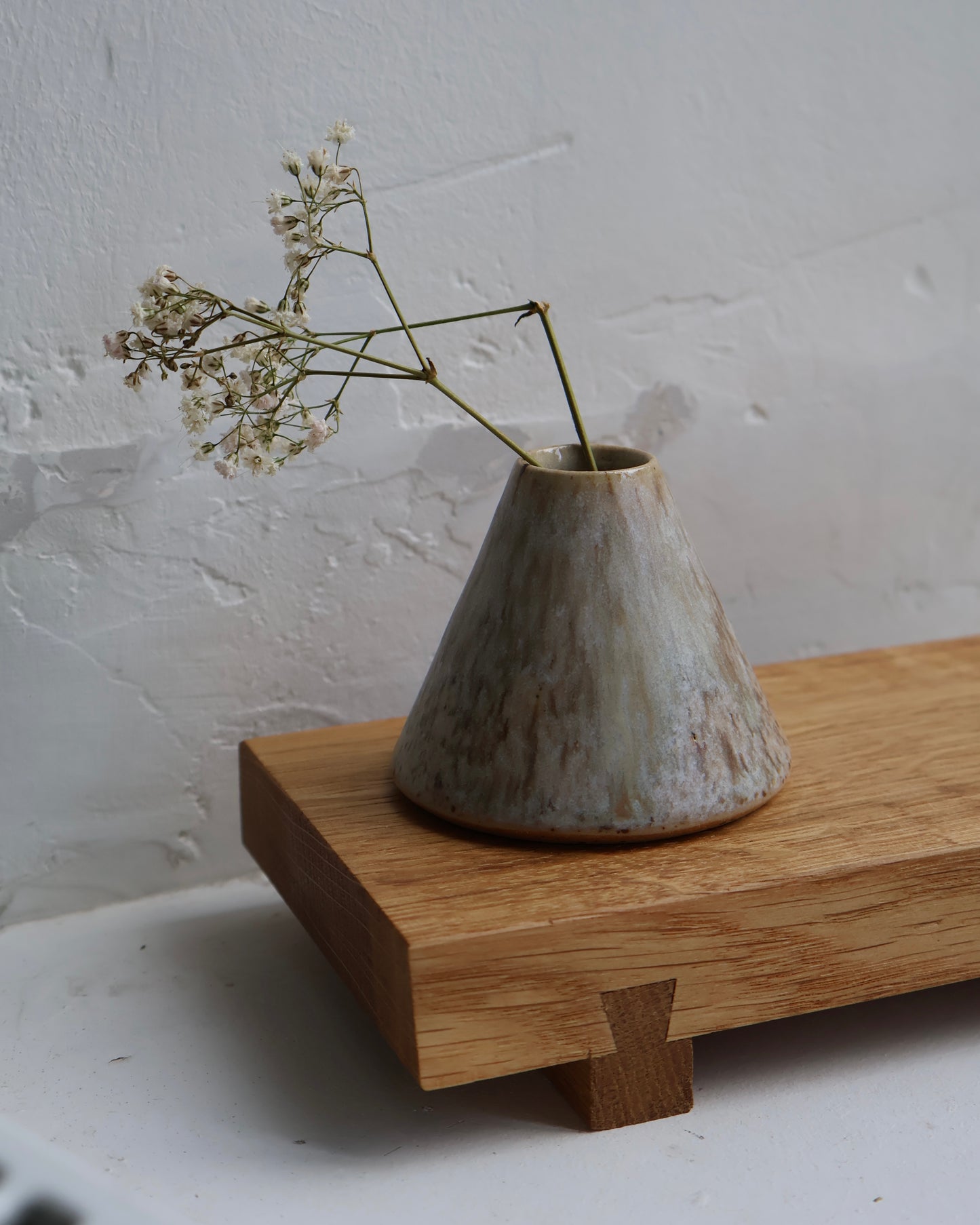 Mini Volcano Vase in Ash Drift