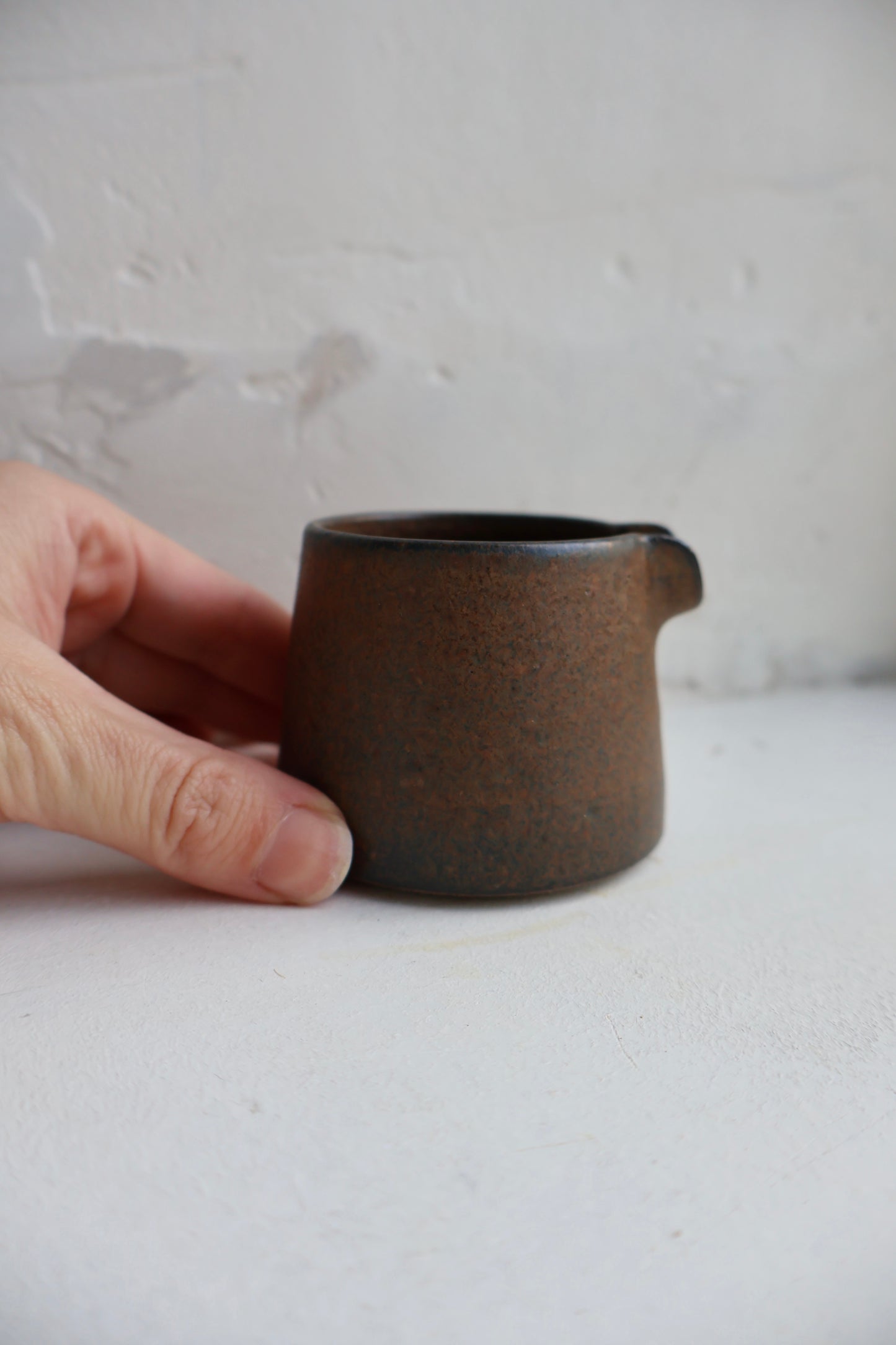 Tiny Jug in Industrial Brown
