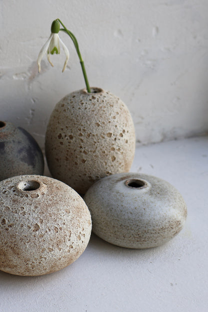 Bud Vase in Matte White