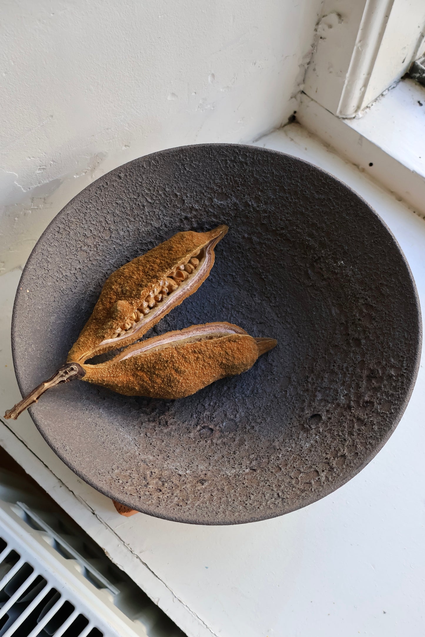 Fruit Bowl in Black Lava