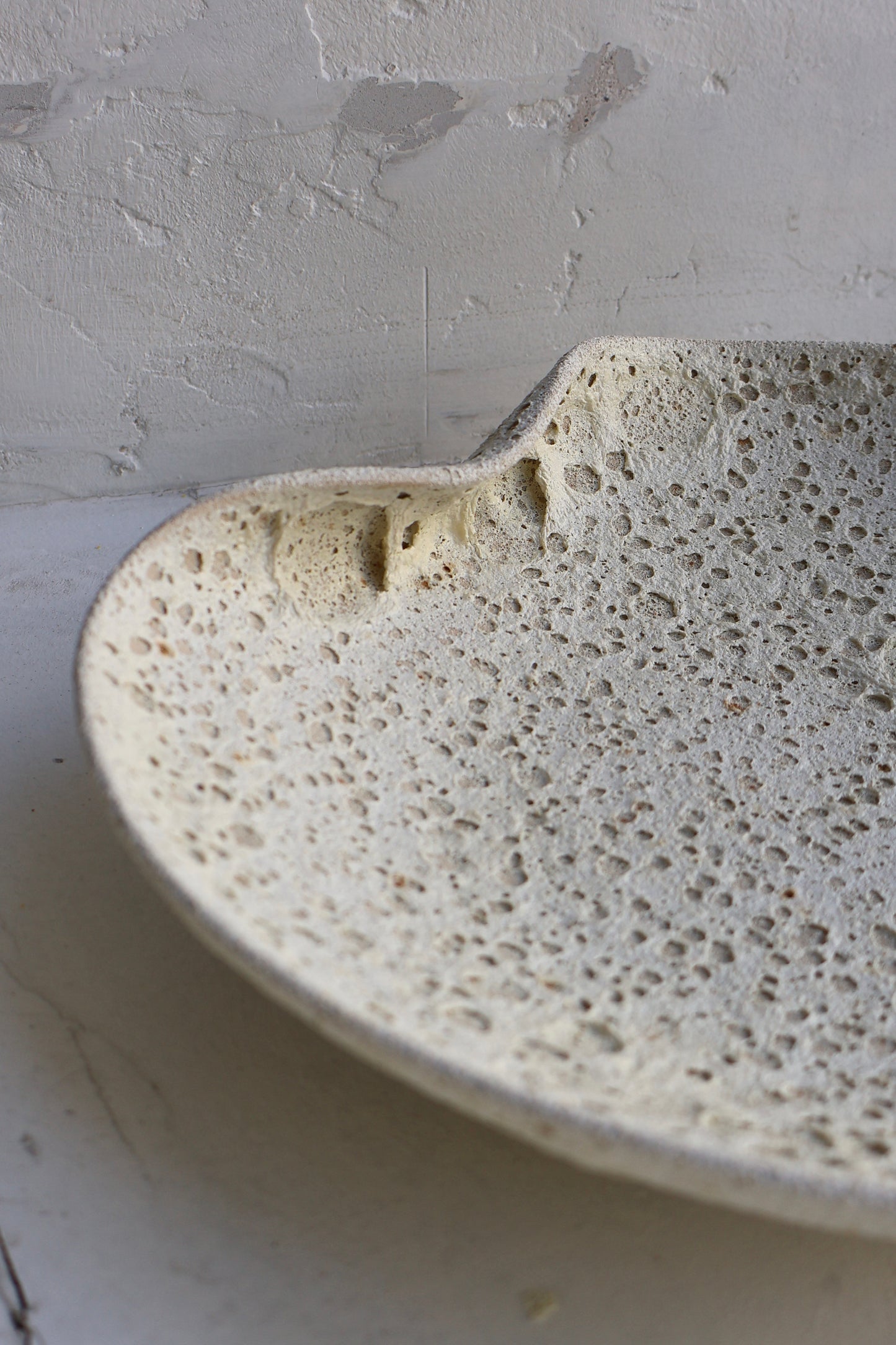 Fruit Bowl in White Lava