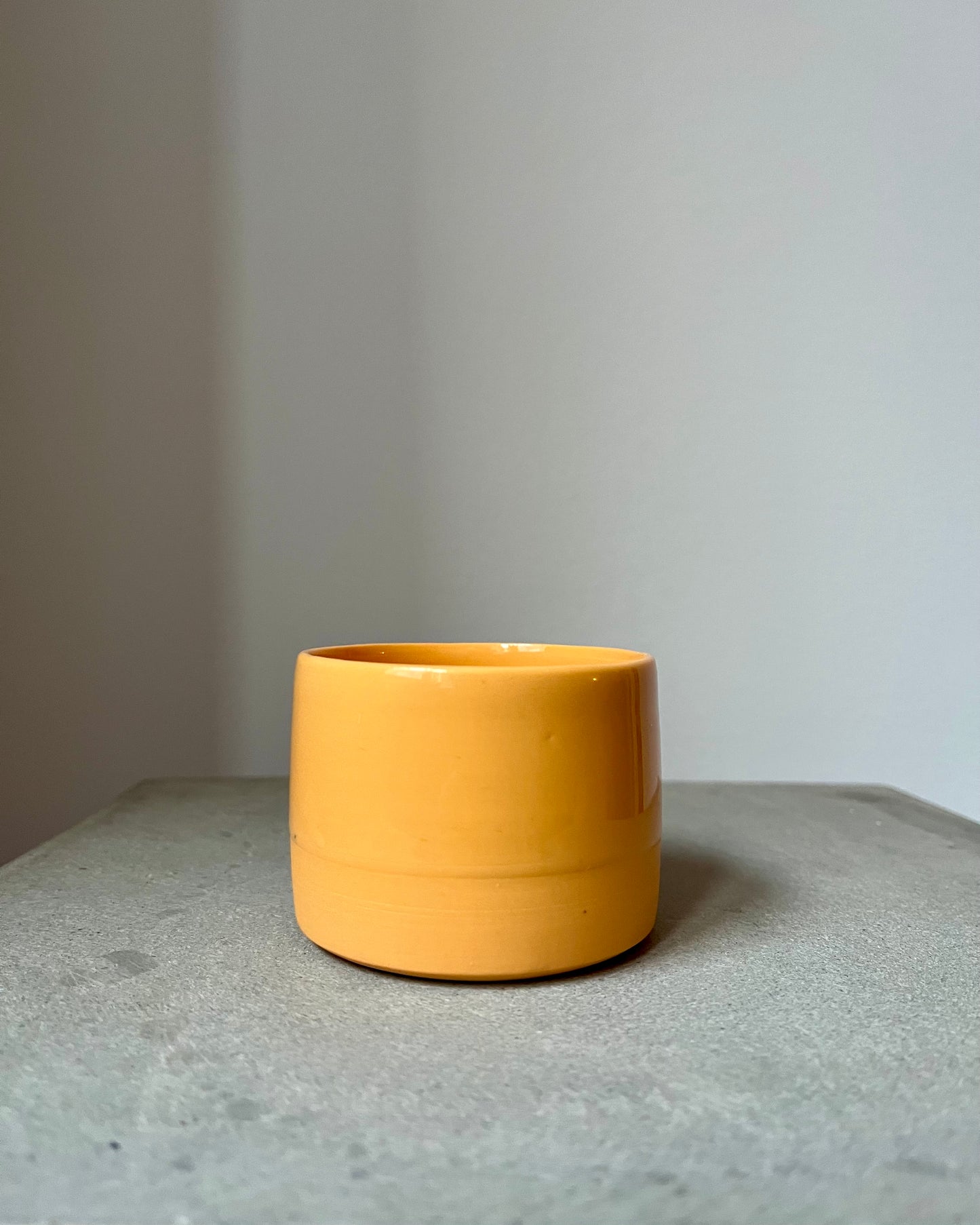 Orange espresso cup in Barna Sunset