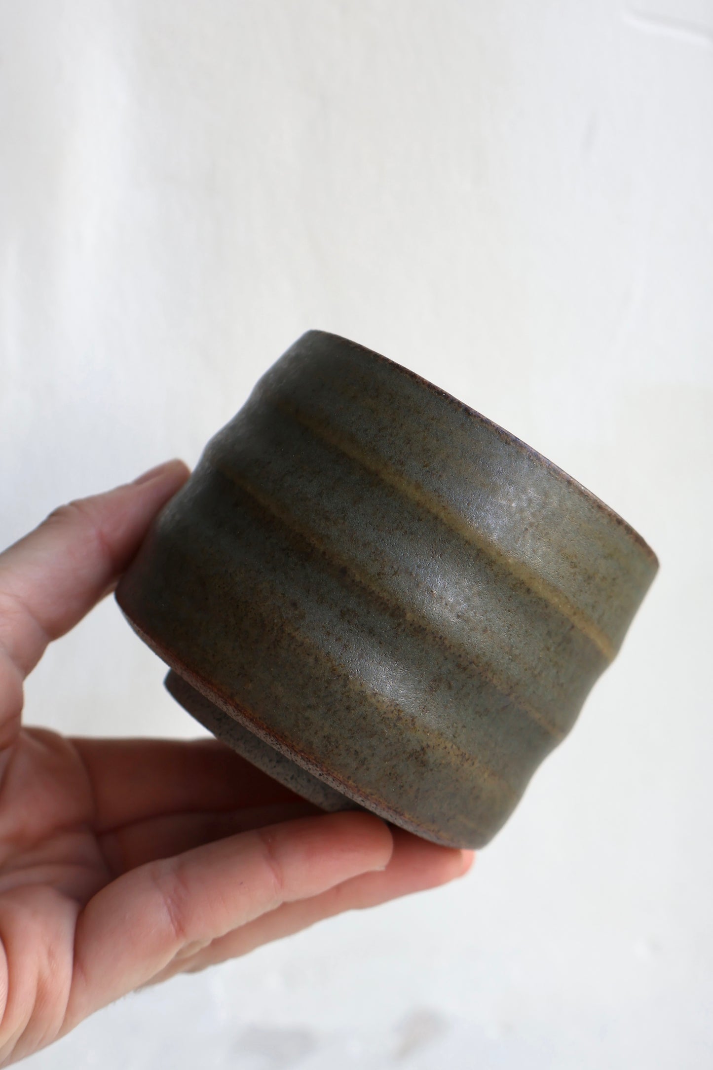 Organic Tumbler in Metallic Green | Medium