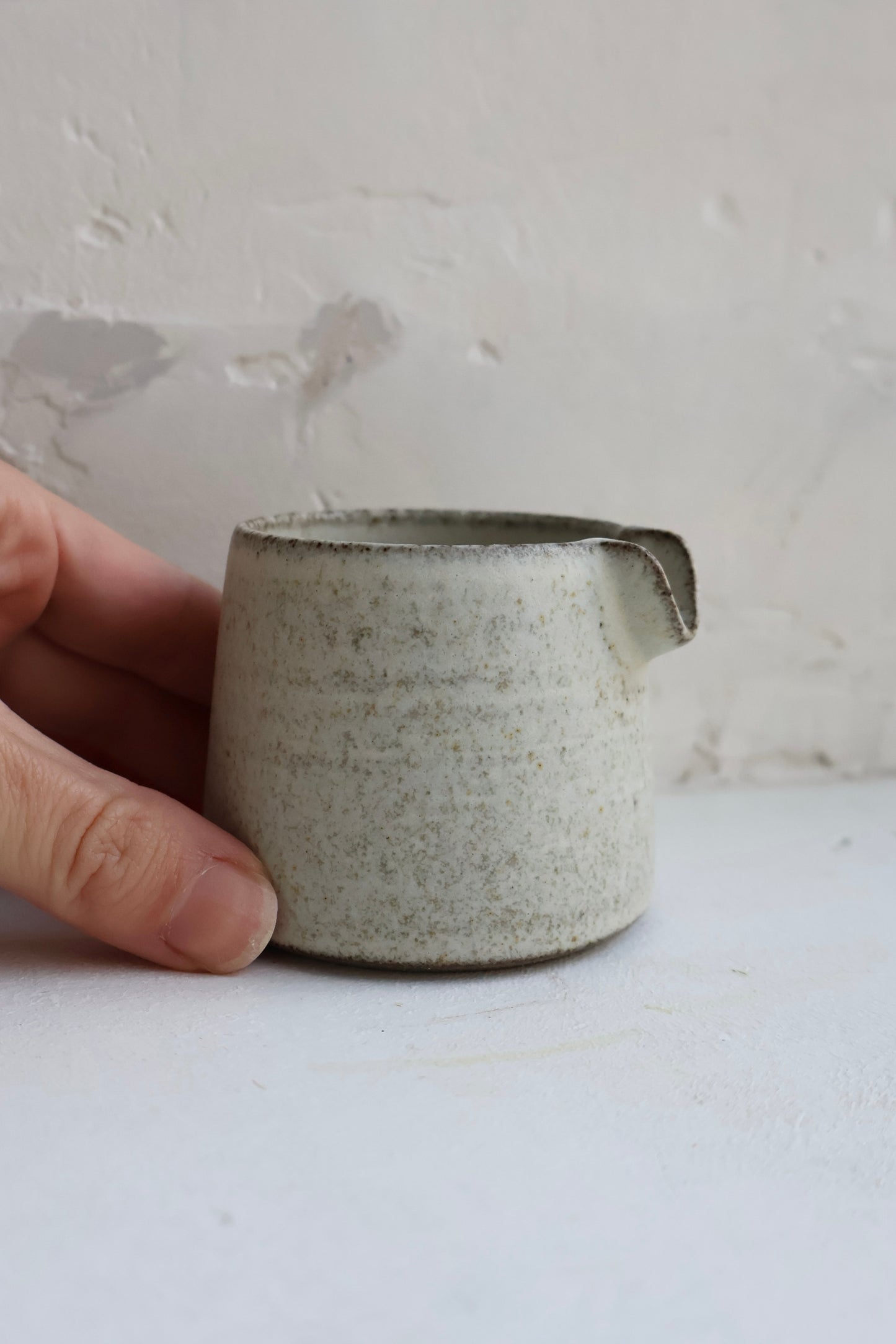 Tiny Jug in Matte White