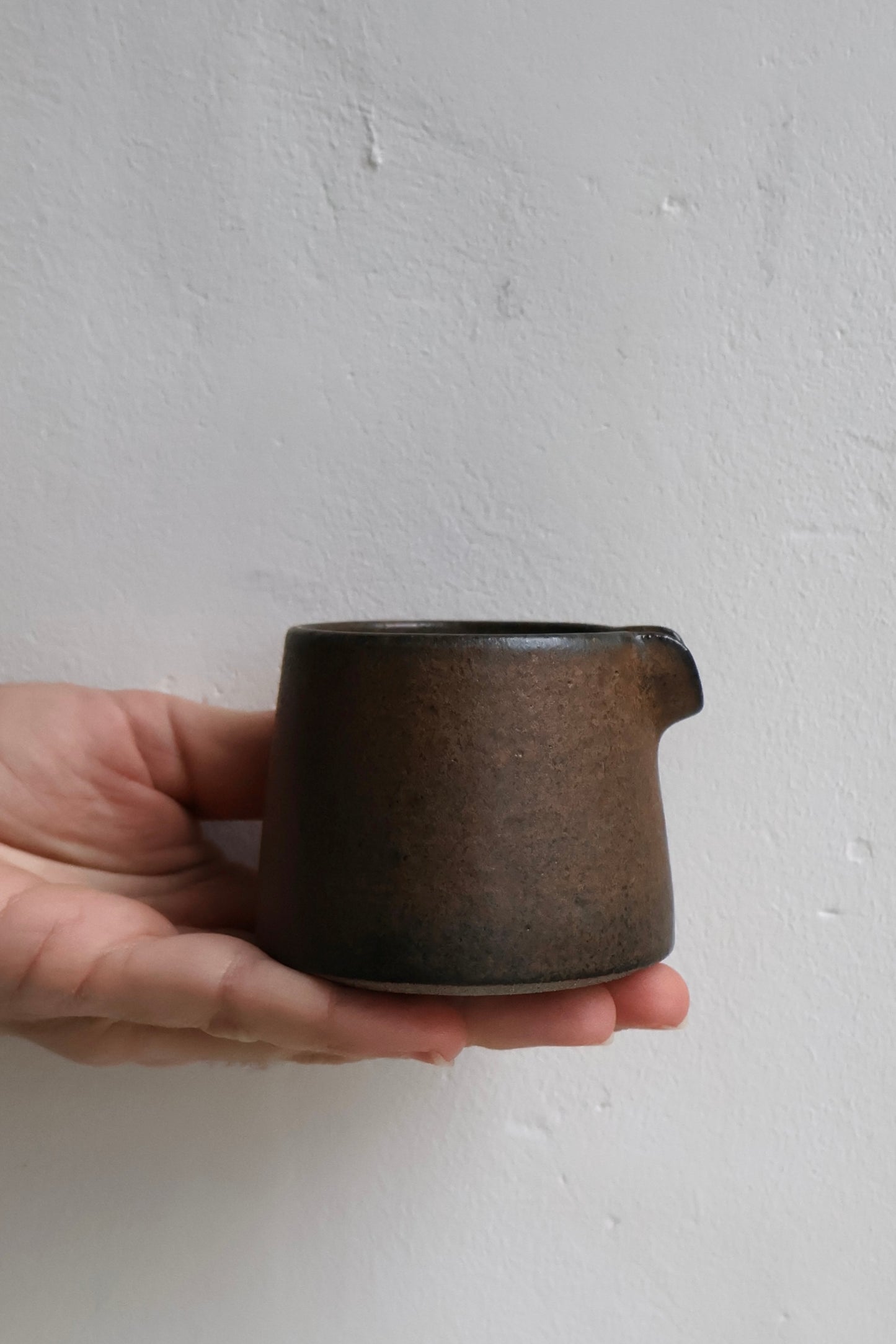 Tiny Jug in Industrial Brown