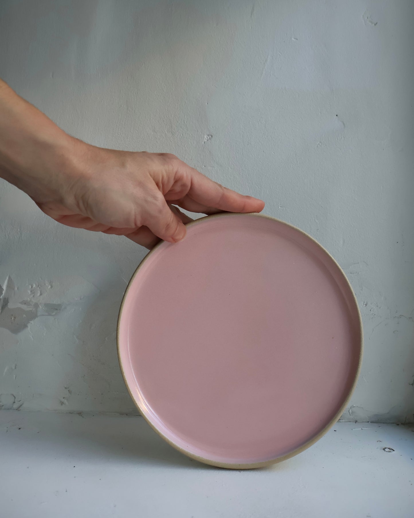 Side plate in Peony Pink