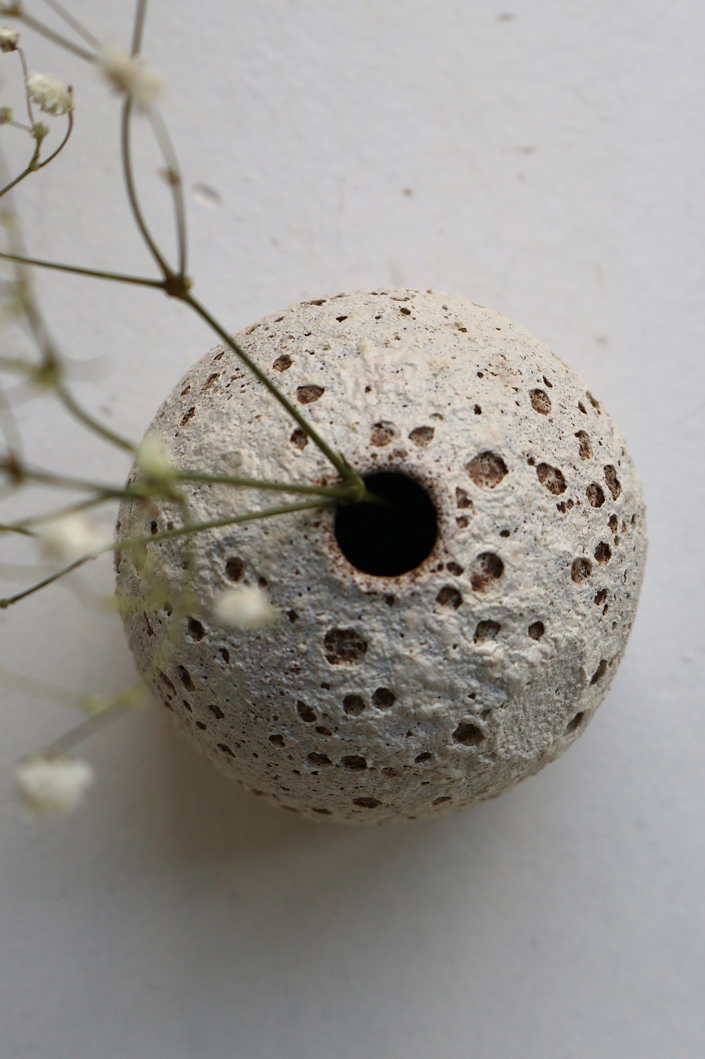 Bud Vase in a Matte White