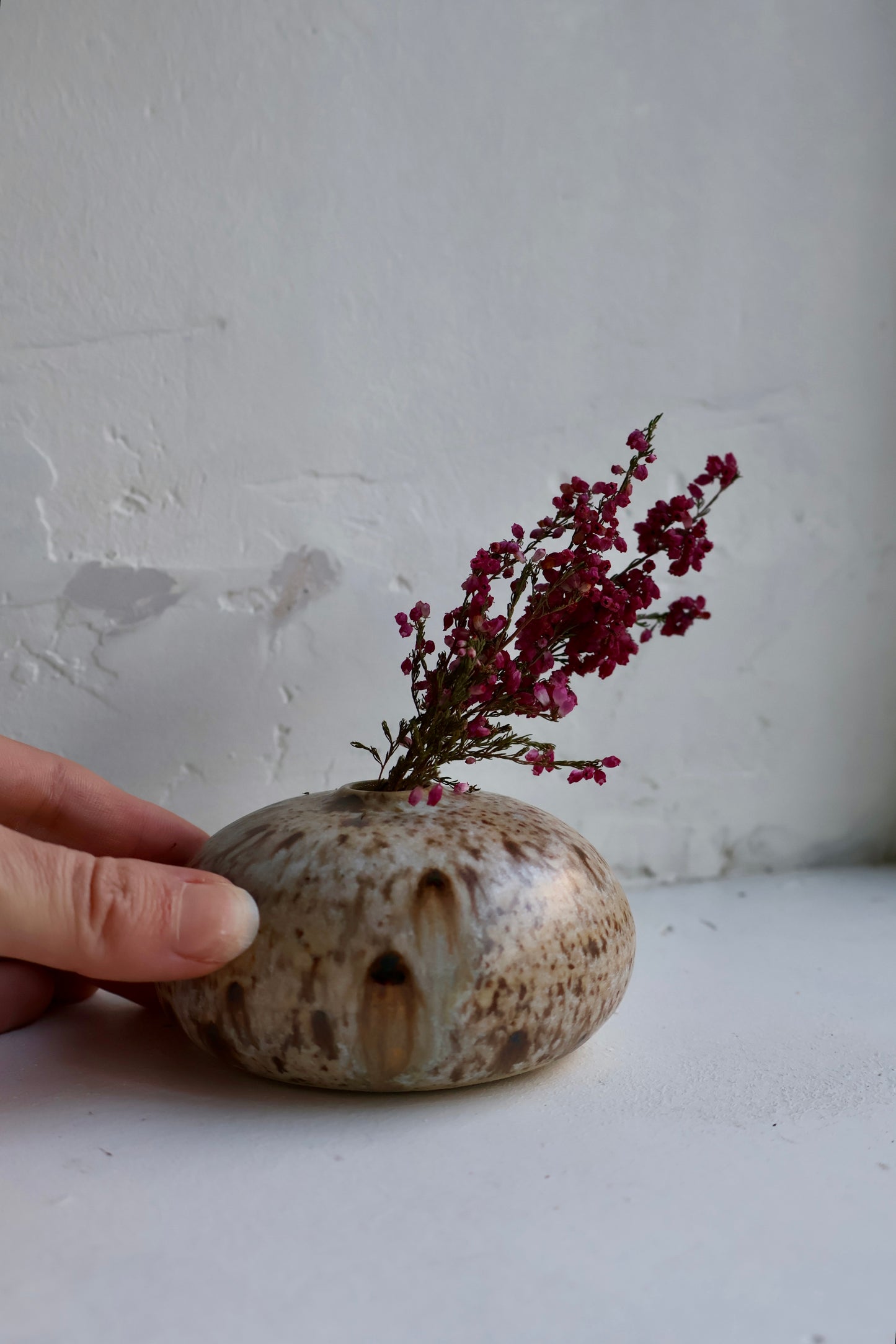 Pebble Vase in Duck Egg