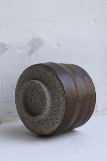 Organic Tumbler in Charred Brown | Small