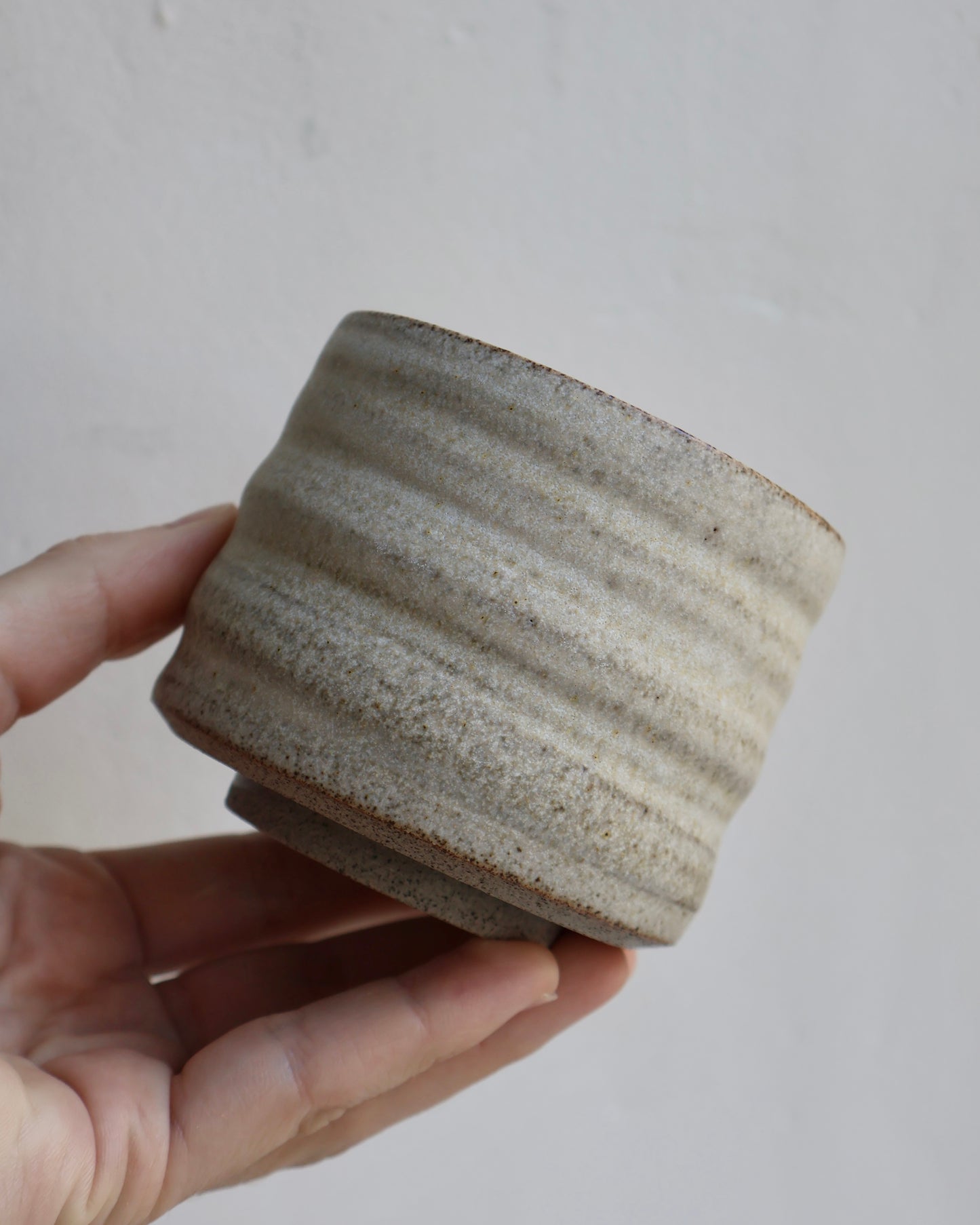 Organic Tumbler in Pale Grey | Medium