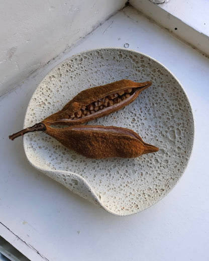 Fruit Bowl in White Lava