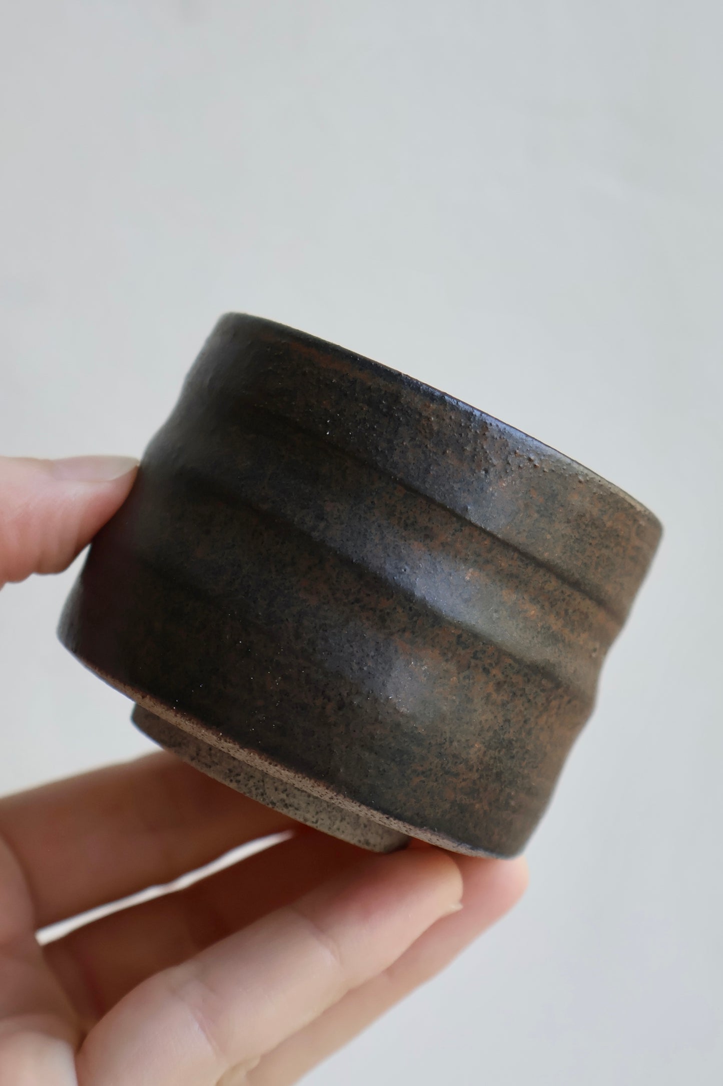 Organic Tumbler in Charred Brown | Small