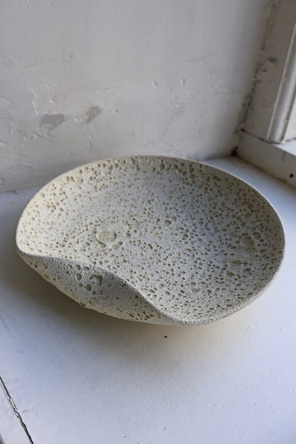 Fruit Bowl in White Lava