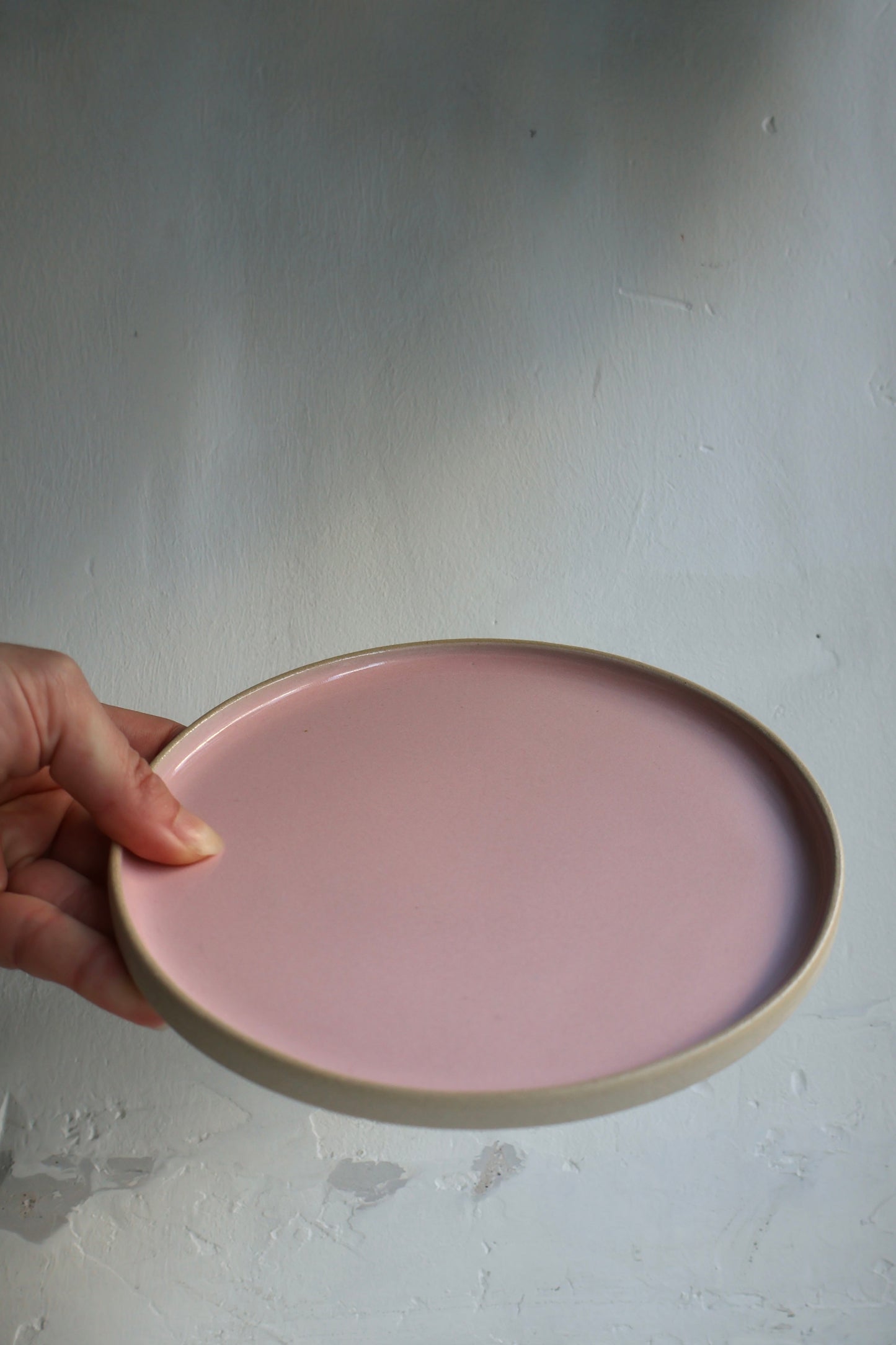 Side plate in Peony Pink