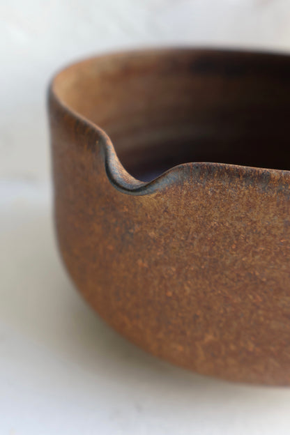 Matcha Bowl in Industrial Brown