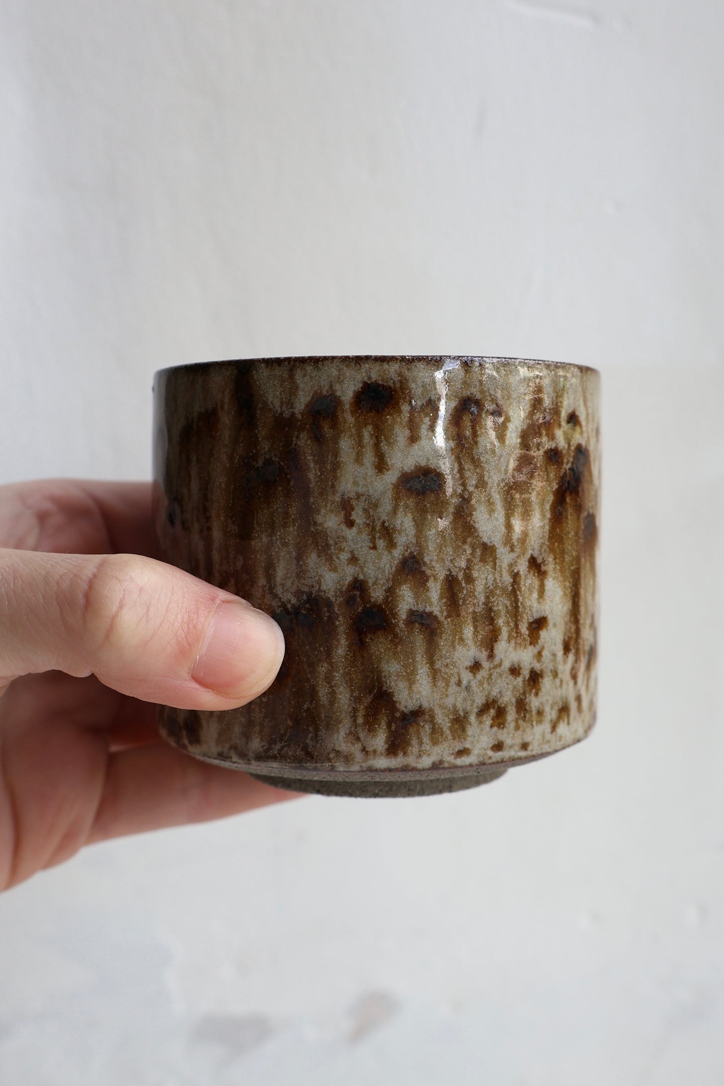 Tumbler in Shiny White Sap | Medium