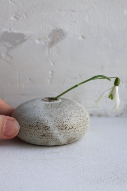 Bud Vase in Matte White